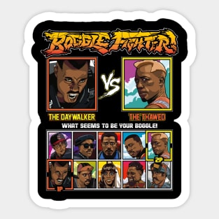 Boggle Fighter - Wesley Snipes VS Sticker